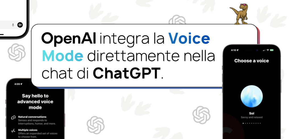 OpenAI integra la Voice Mode nella chat di ChatGPT: ora puoi parlare direttamente nella conversazione